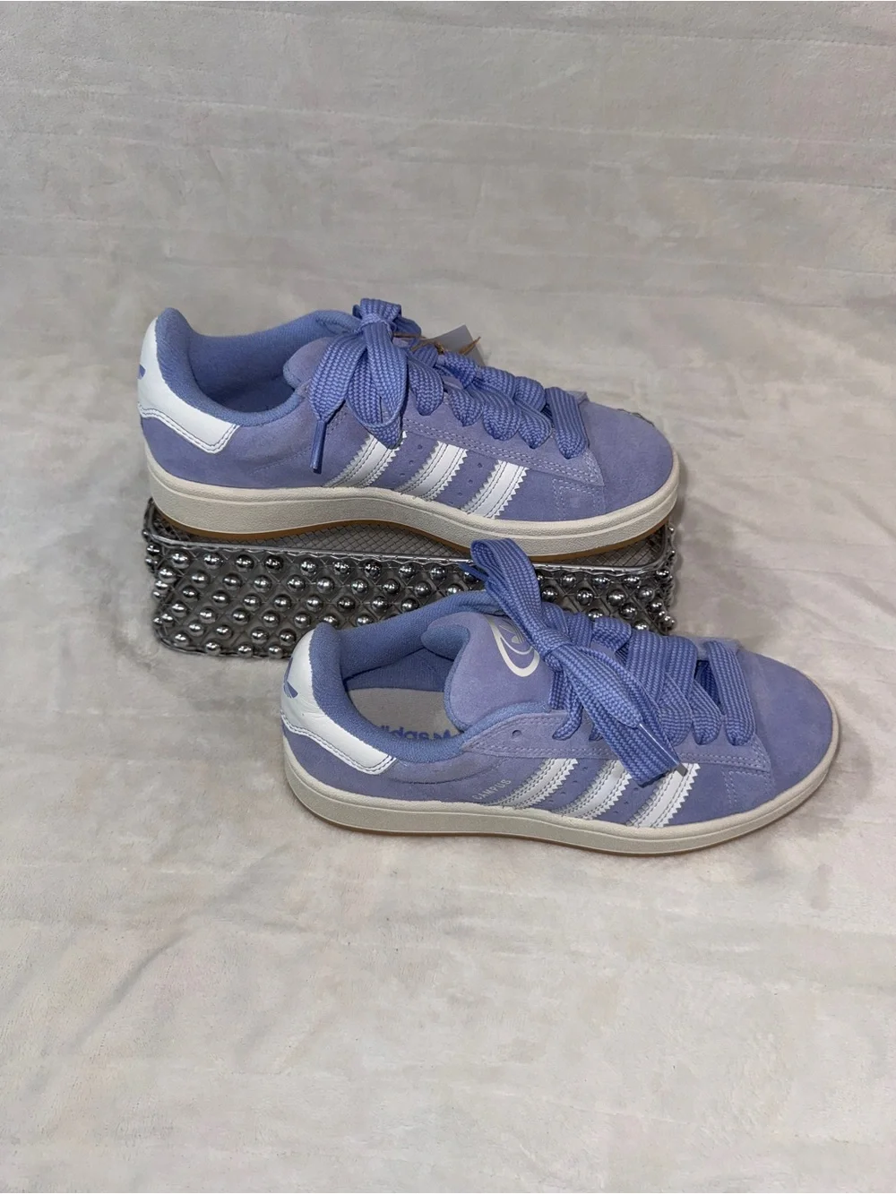 Adidas Campus 00s Lavender Spark Youth 5Y Women 6.5 JQ5753 💜👟